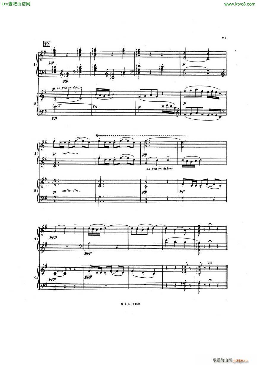 busser debussy Petite Suite 2P(����V)21