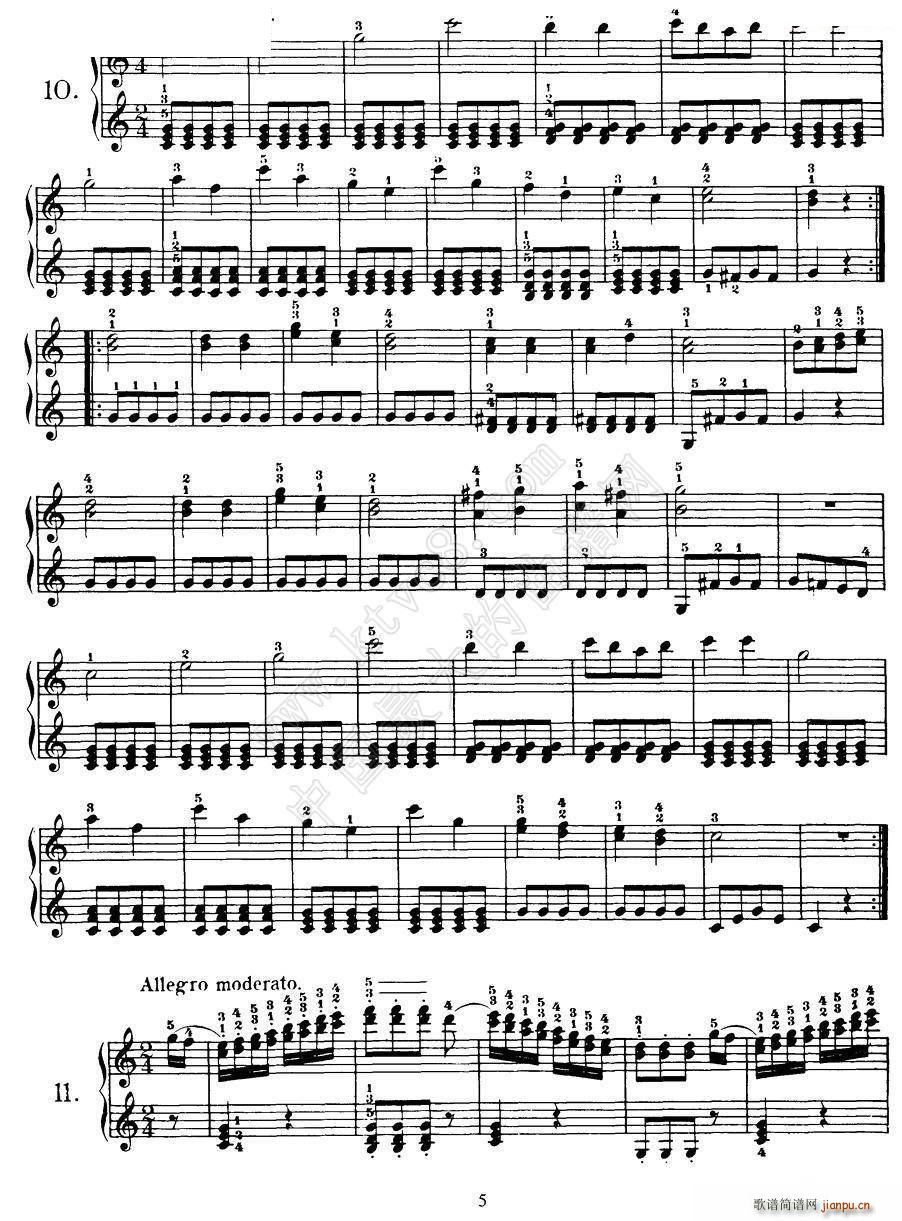 Czerny 100 Progressive Studies Op 139 1 21(����V)5