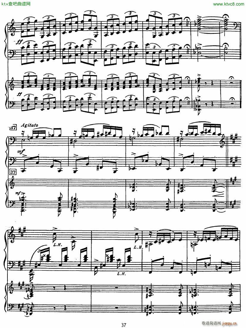 Rhapsody in Blue in Bb major Duet(����V)37