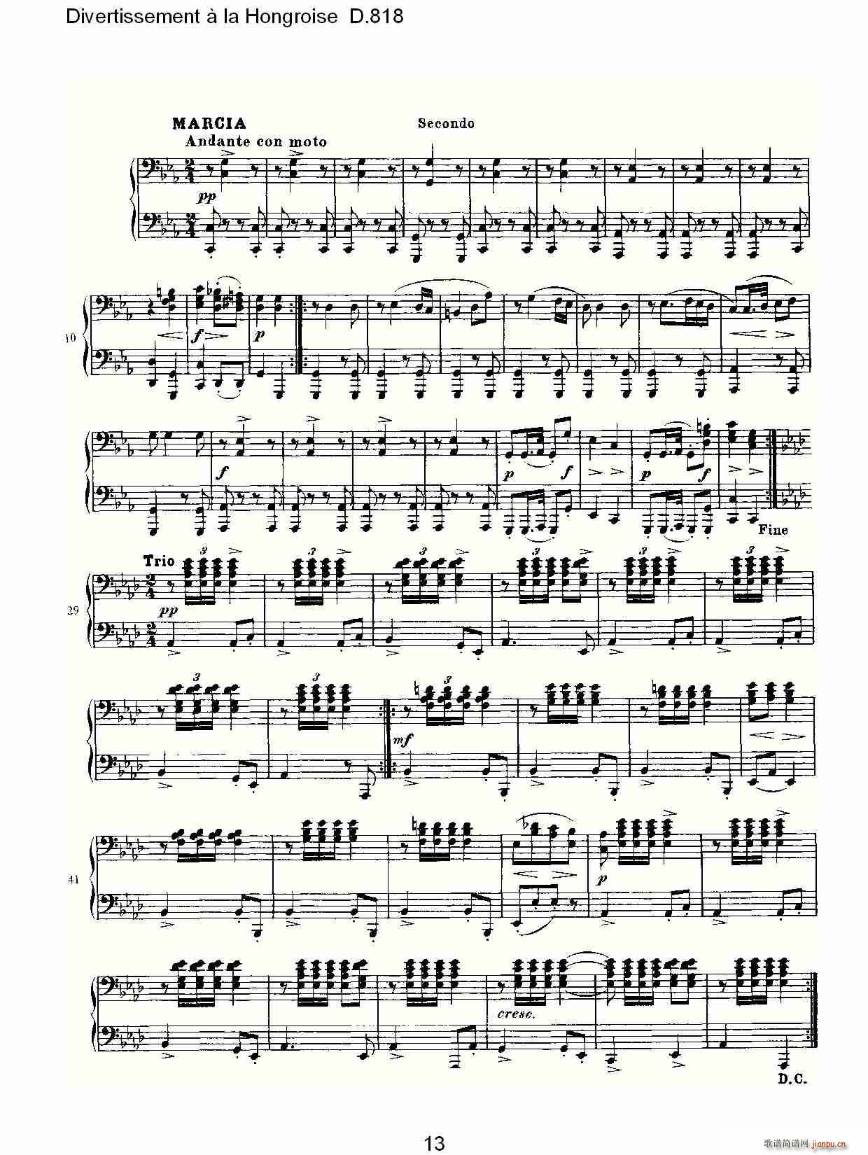 Divertissement �� la Hongroise D.818(ʮ�ּ�����)13