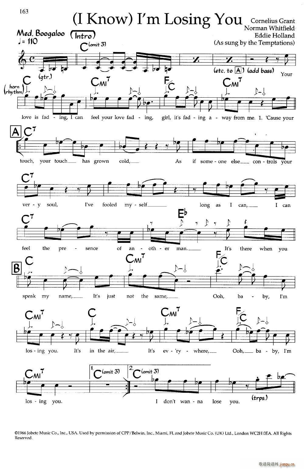 I Know I m Losing You ��ʿ��ُ����V(����V)1