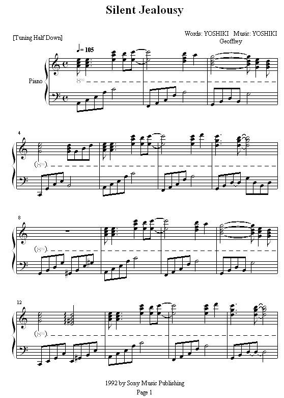 Silent Jealousy (����V)1