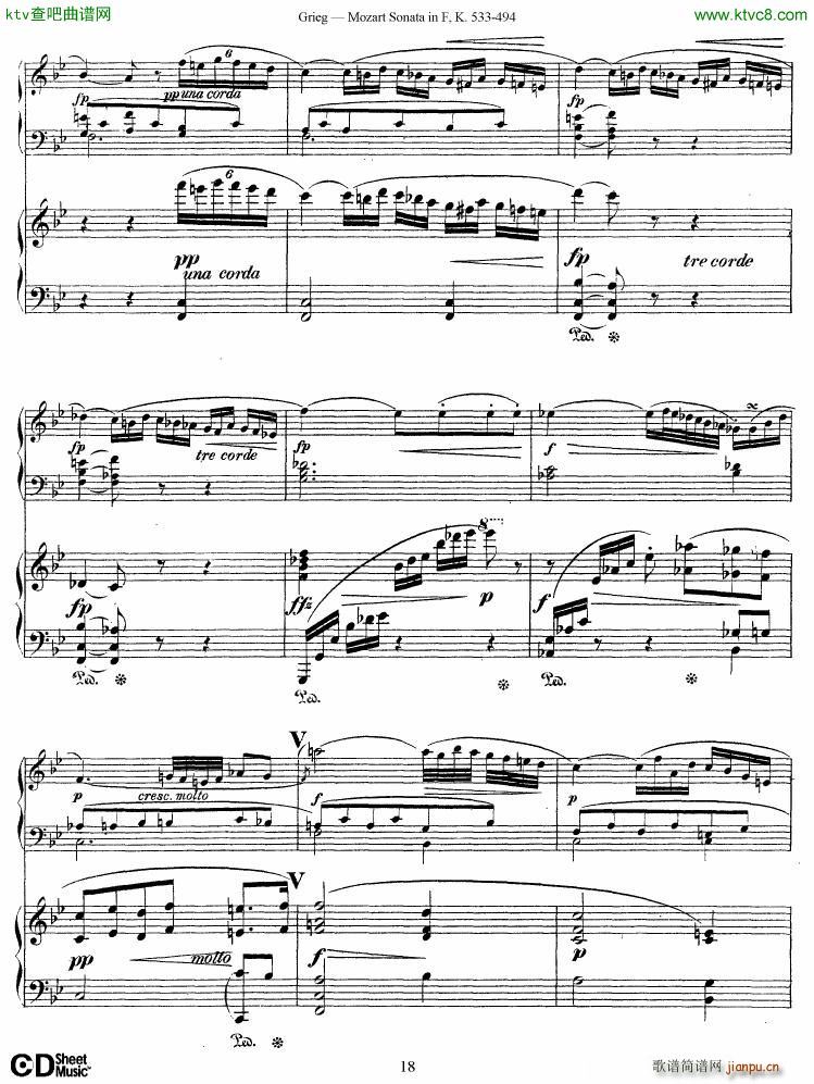 Grieg Sonata K 533 Mozart 2nd Piano Grieg(����V)18