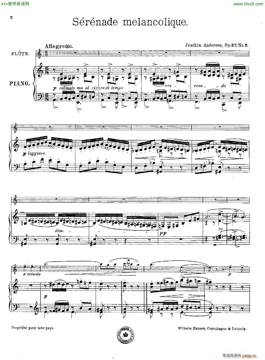 Andersen op 57 Trois Morceaux fl pno(����V)11