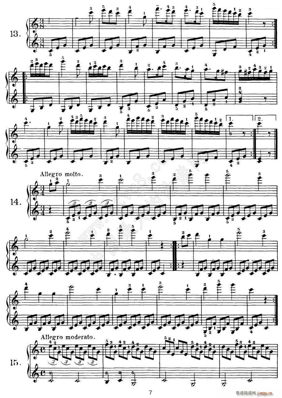 Czerny 100 Progressive Studies Op 139 1 21(����V)7