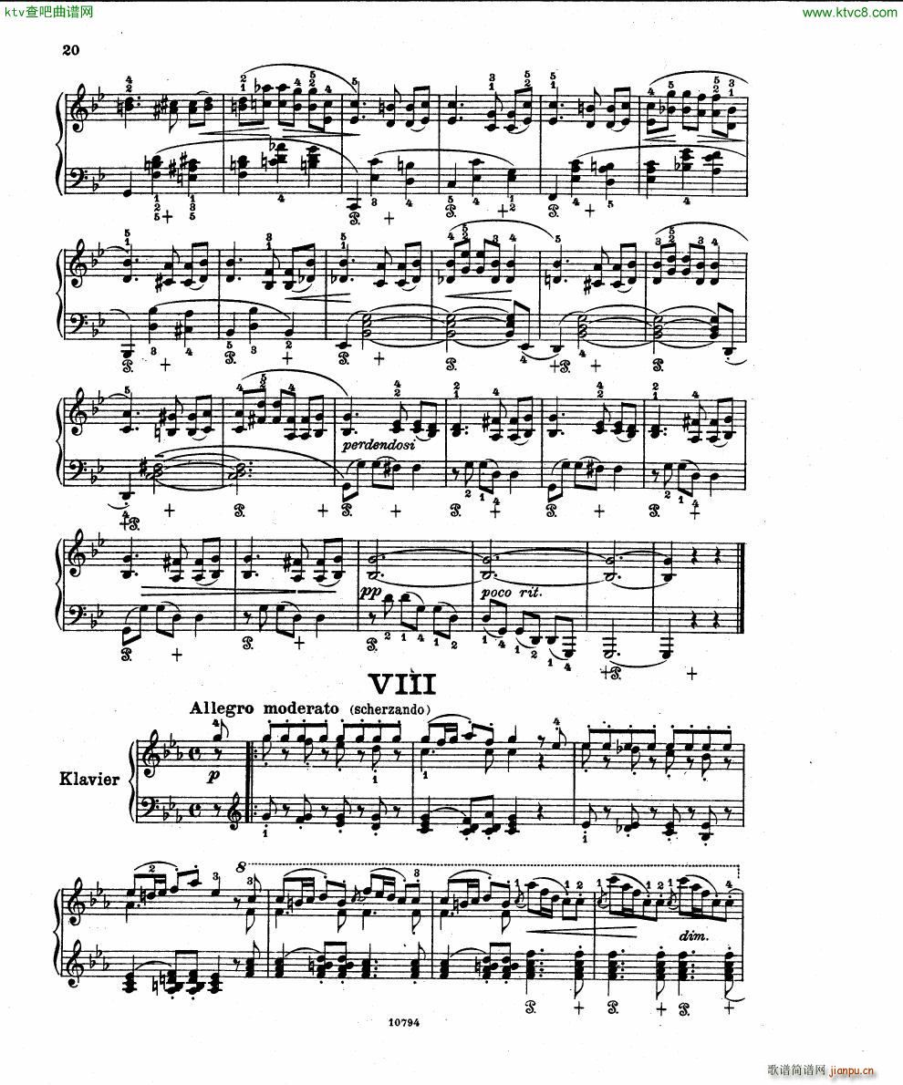 Fuchs Robert Improvisation pour clavier op 11(����V)18