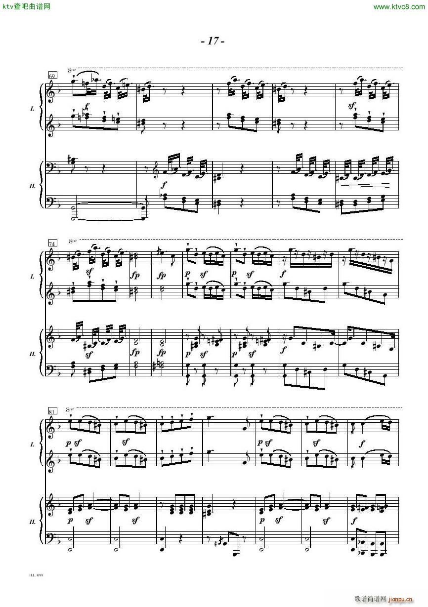 Diabelli Sonata Op33 For Two Pianos(����V)17