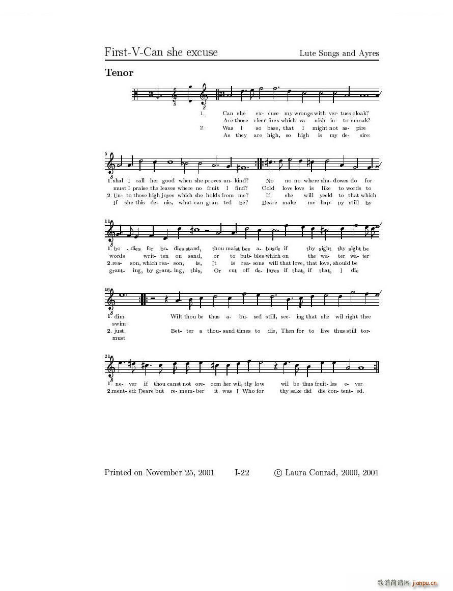 Dowland Lute Music һ Lute Music һ(ʮ�ּ�����)28