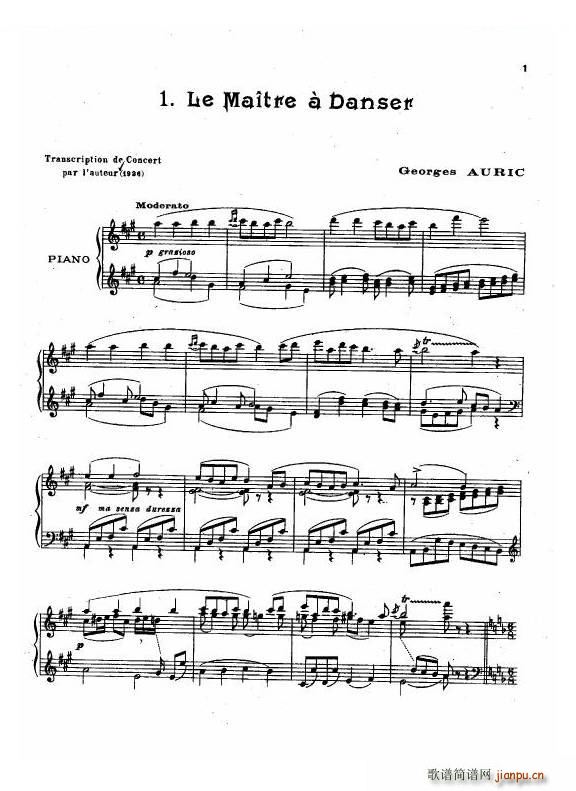Auric Le Maitre a Danser Le Maitre a Danser(ʮ�ּ�����)1