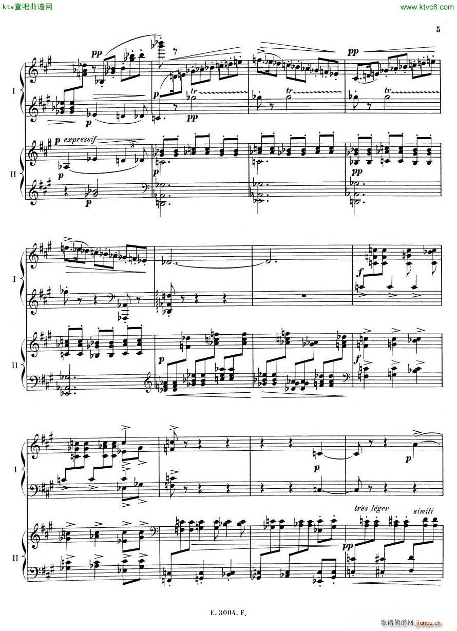 Debussy Ravel 3 Nocturnes 2pno(����V)13