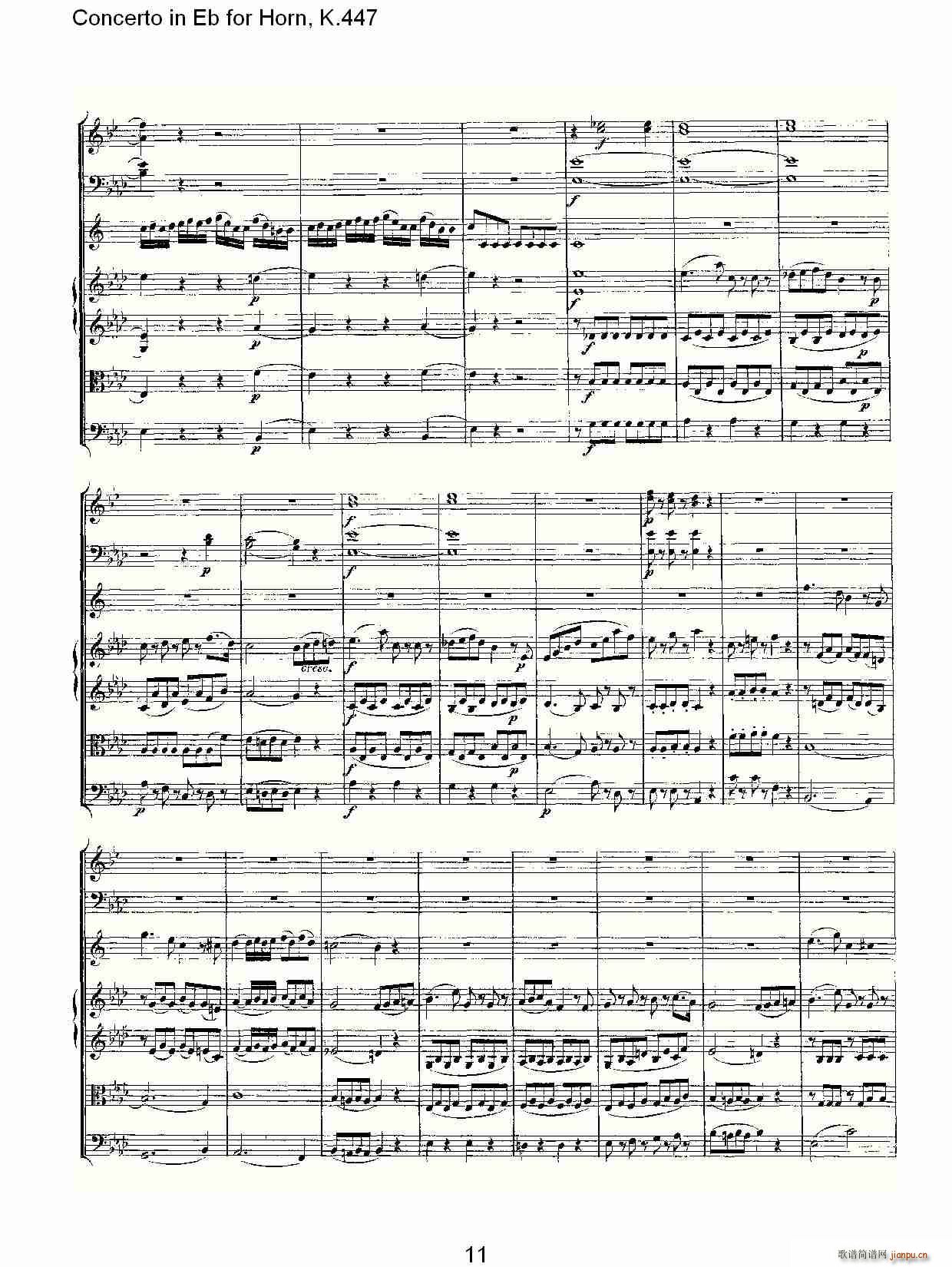 Concerto in Eb for Horn, K.447(ʮ�ּ�����)11