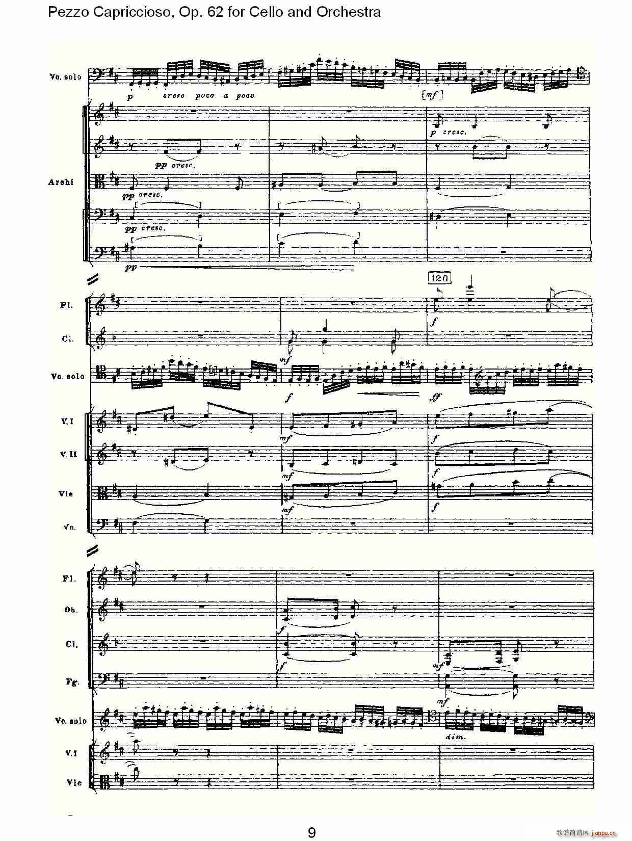 Pezzo Capriccioso, Op.62(�������V)9