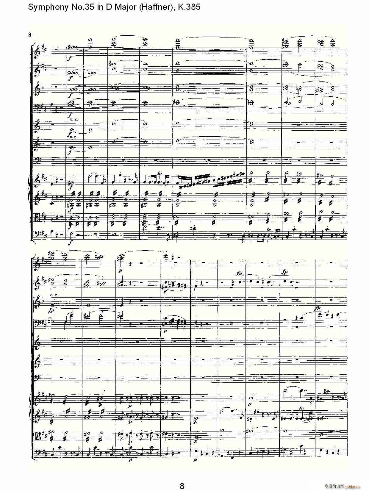 Symphony No.35 in D Major, K.385(ʮ�ּ�����)8