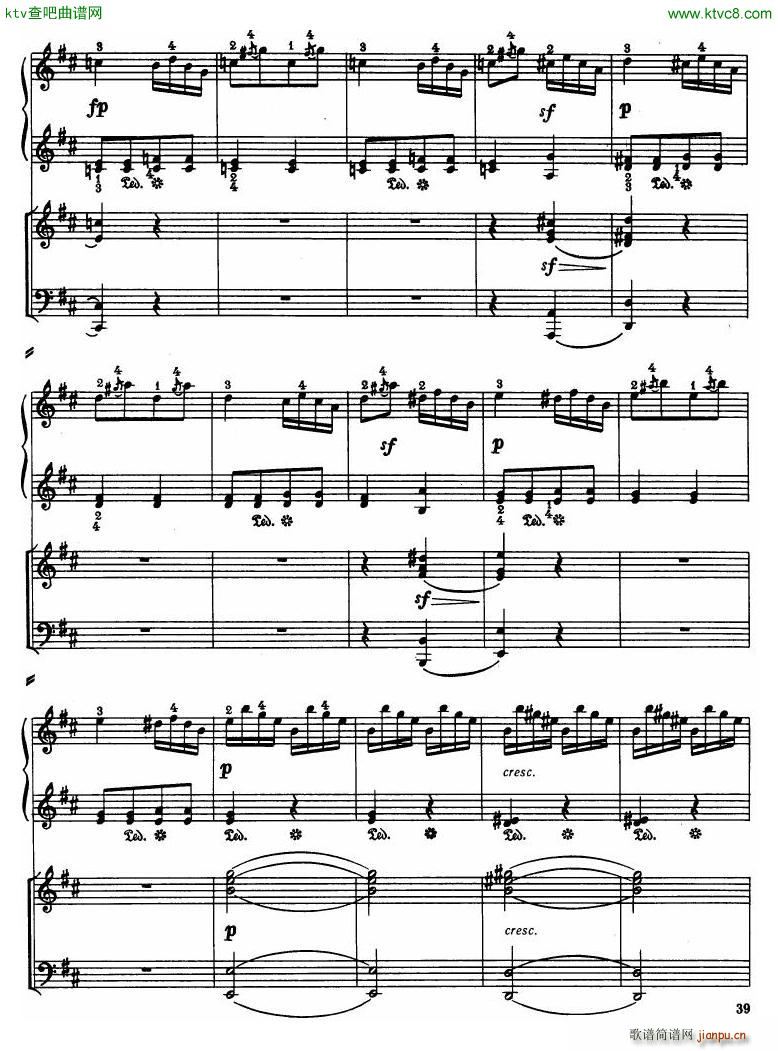 Haydn Piano Concerto in D Major 2pf(����V)37