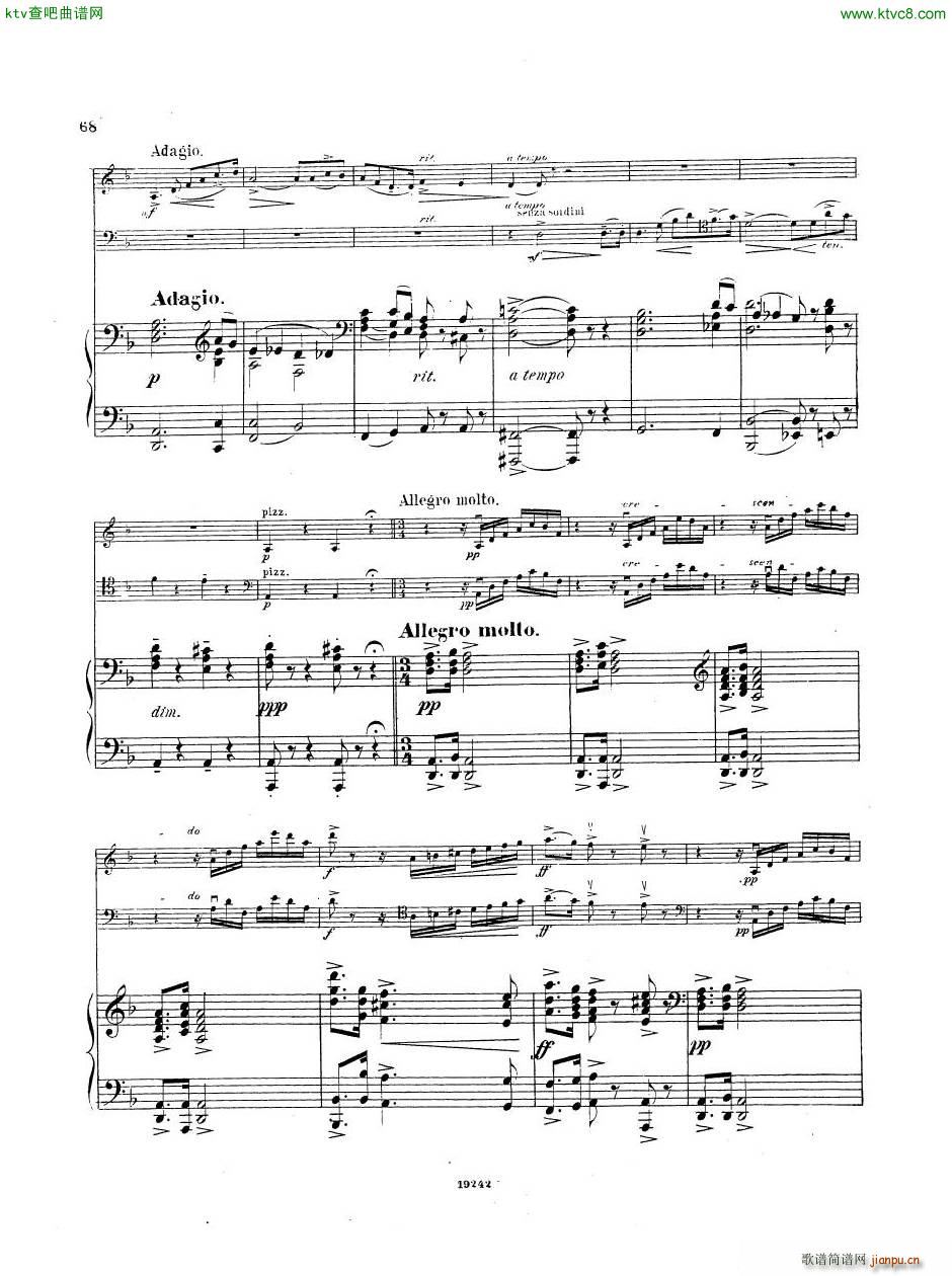 Arensky op 32 Piano Trio No 1 in D minor 1894 ��(����V)18