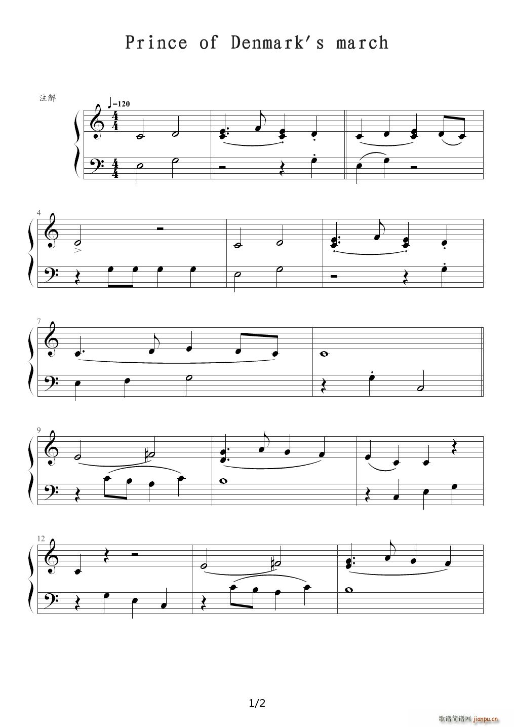 Prince of Denmark s march C�{(����V)1