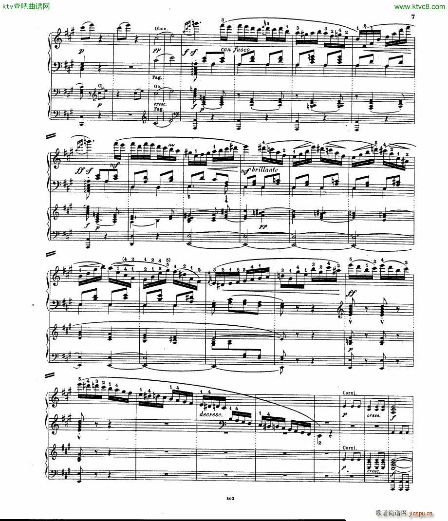 Hummel op 56 Rondo brillant pno orch(����V)6