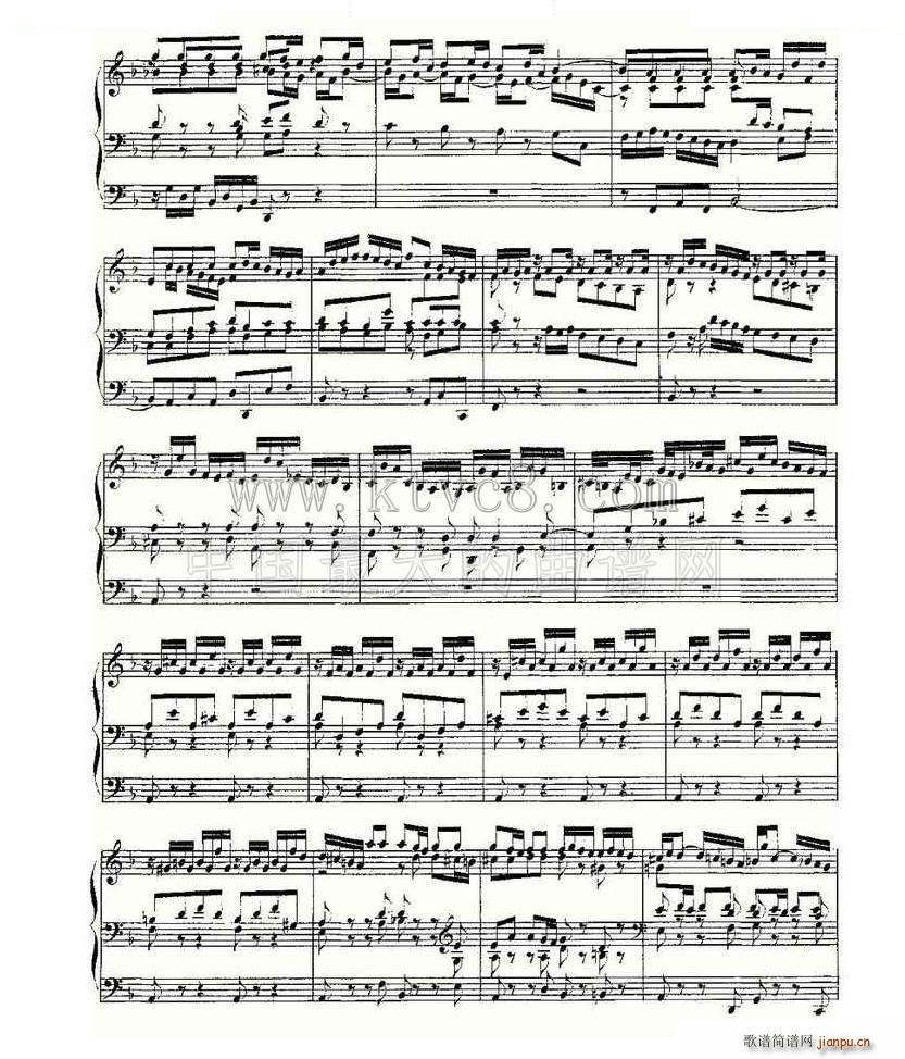Prelude and Fugue in D Minor BWV 539 ���L(f��ng)���V(ʮ�ּ�����)5