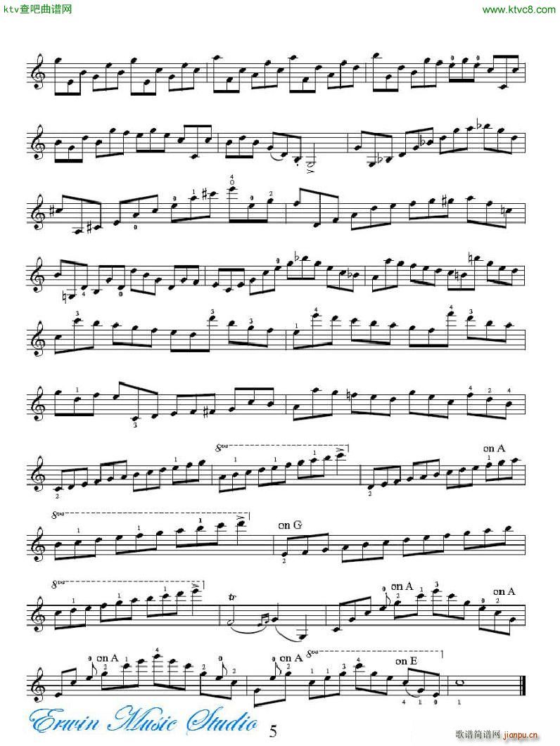 ���R�ɠ� 42�׾�����Rudolphe Kreutzer 42 Studies 01 12(ʮ�ּ�����)5