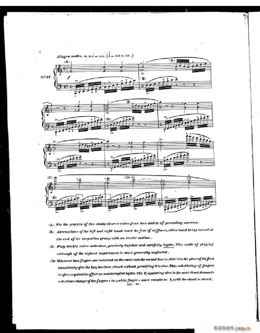 Czerny Etudes de la Velocite(����V)3