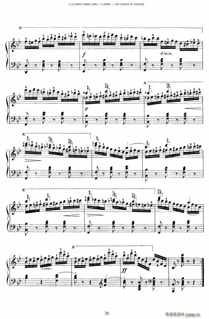 Czerny op 299 Schule der Gel ufigkeit 2(����V)26