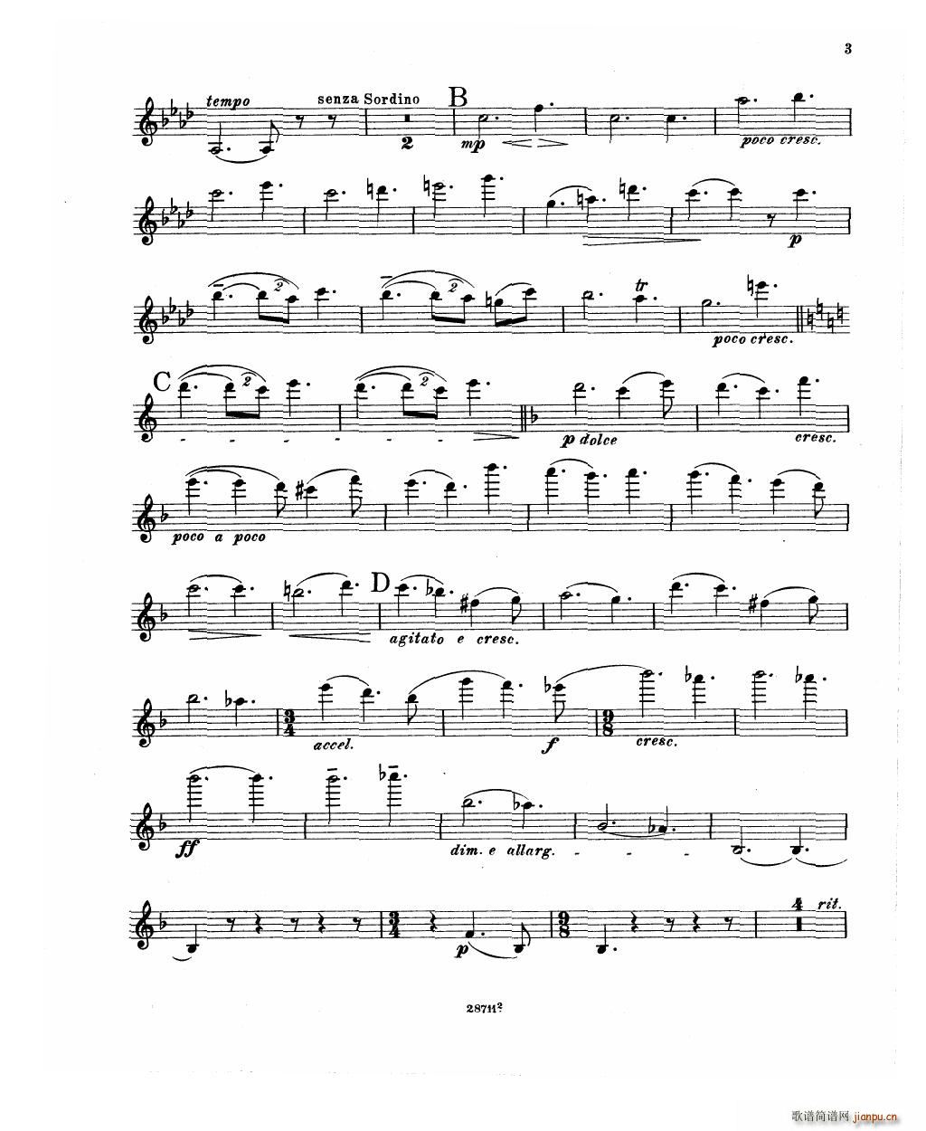 Bowen Barcarolle for violin and piano(����V)19