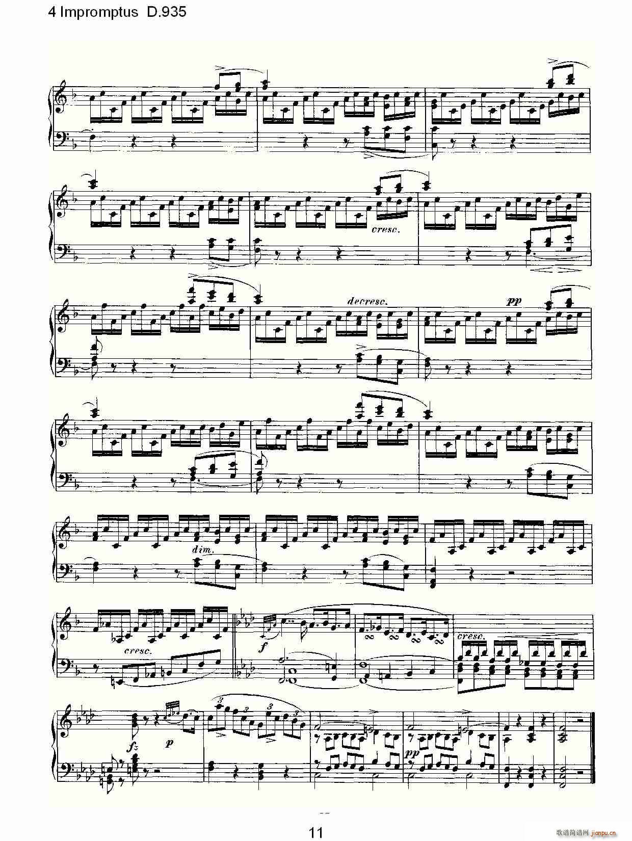 4 Impromptus D.935(ʮ�ּ�����)11
