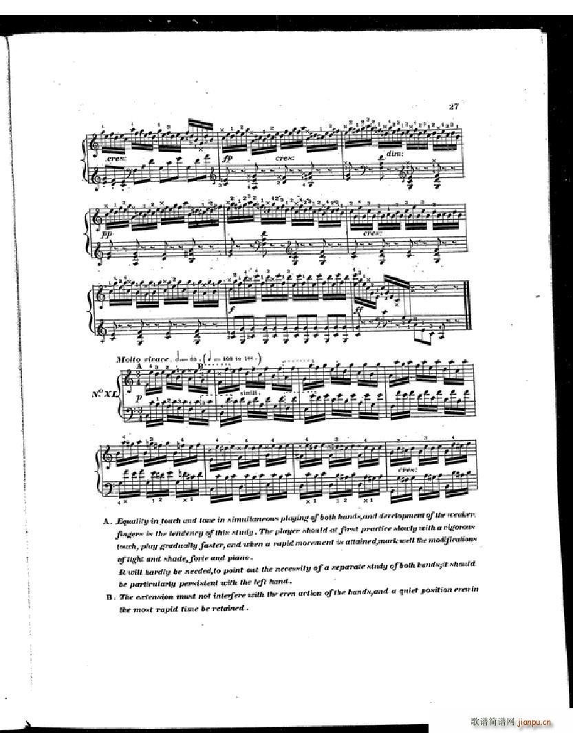Czerny Etudes de la Velocite(����V)24