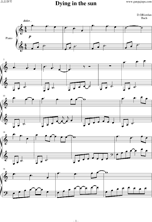 Dying in the sun(����V)1