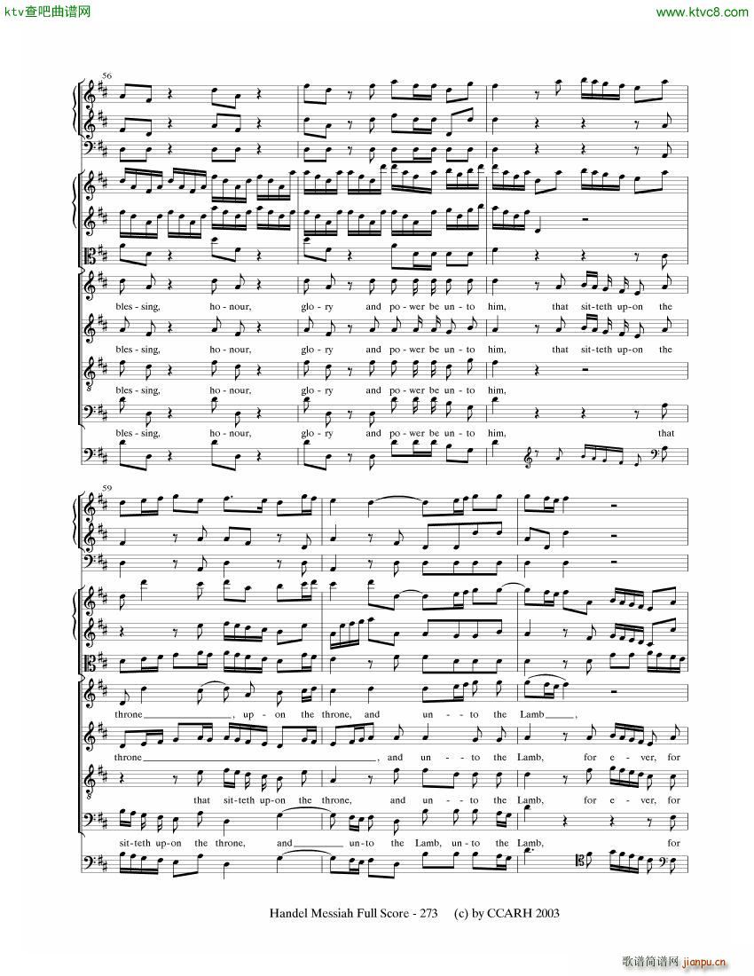 G F Handel Messiah Open Score ��(����V)32
