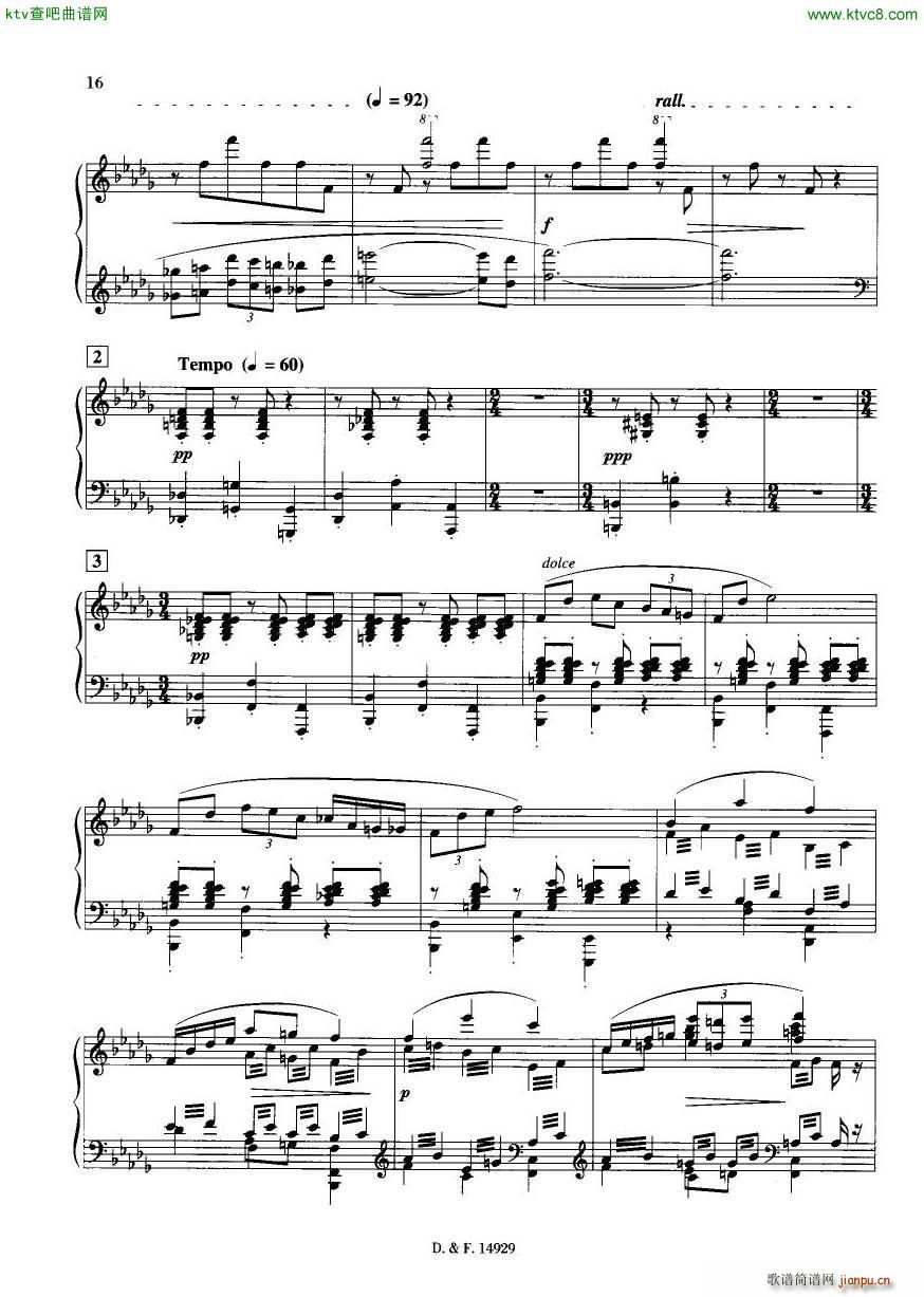 Durufl�� Op 6 Trois Danses(����V)15