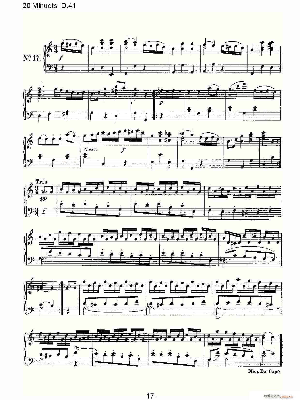 20 Minuets D.41(ʮ�ּ�����)17