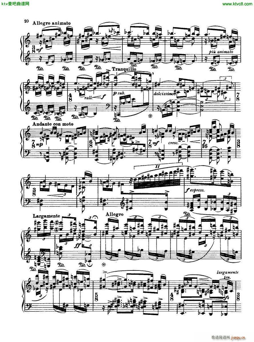 Bridge H160 Piano Sonata 1923 4(����V)10