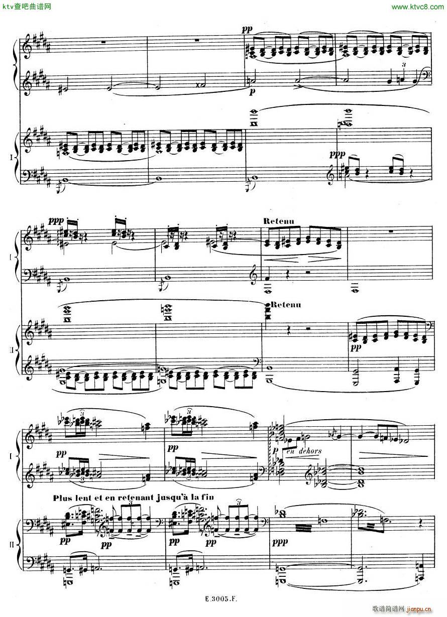 Debussy Ravel 3 Nocturnes 2pno(����V)48