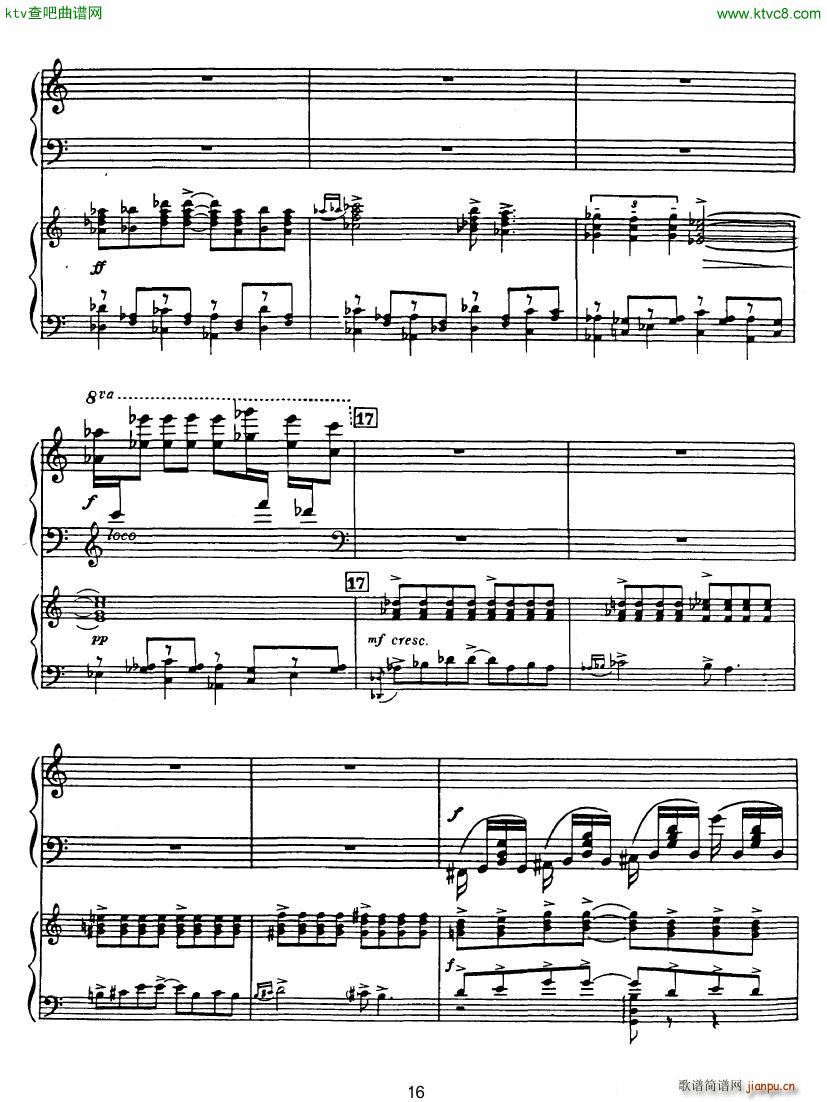 Rhapsody in Blue in Bb major Duet(����V)16