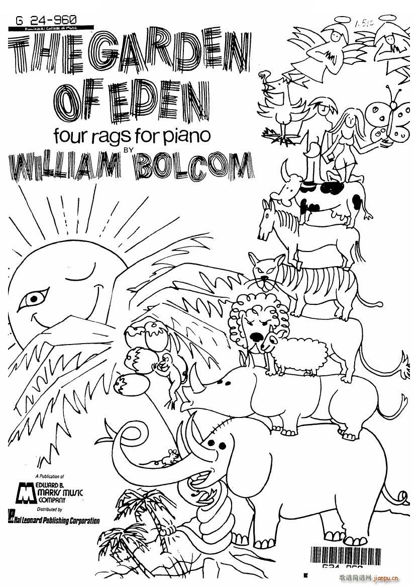Garden of Eden 4 Rags for Piano(����V)1
