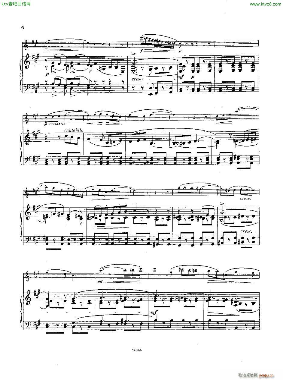 Andersen op 62 Dix Morceaux fl pno(����V)18