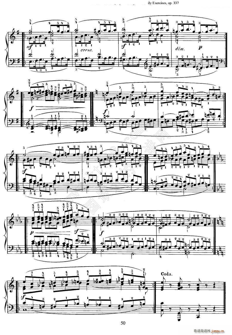 Czerny 40 Daily Exerci Op 337 35 40 40���ճ�Ӗ����(����V)5