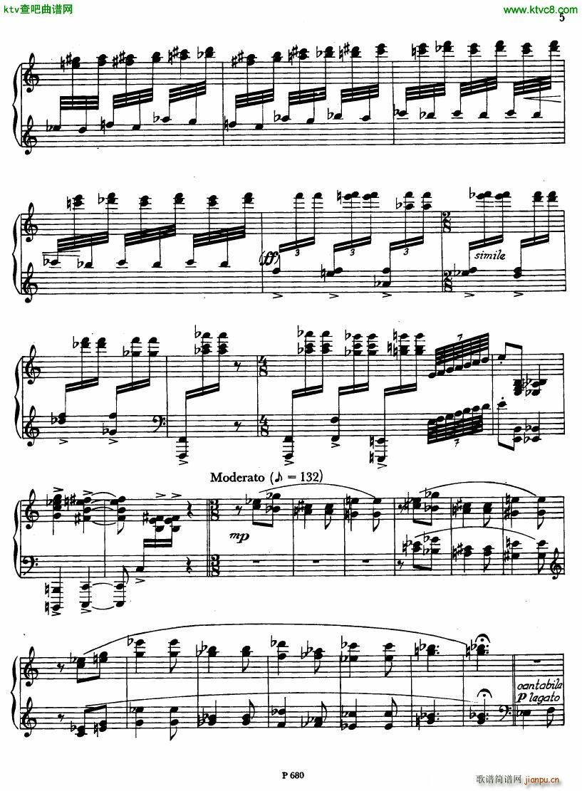Fiser piano sonata no 3(����V)8