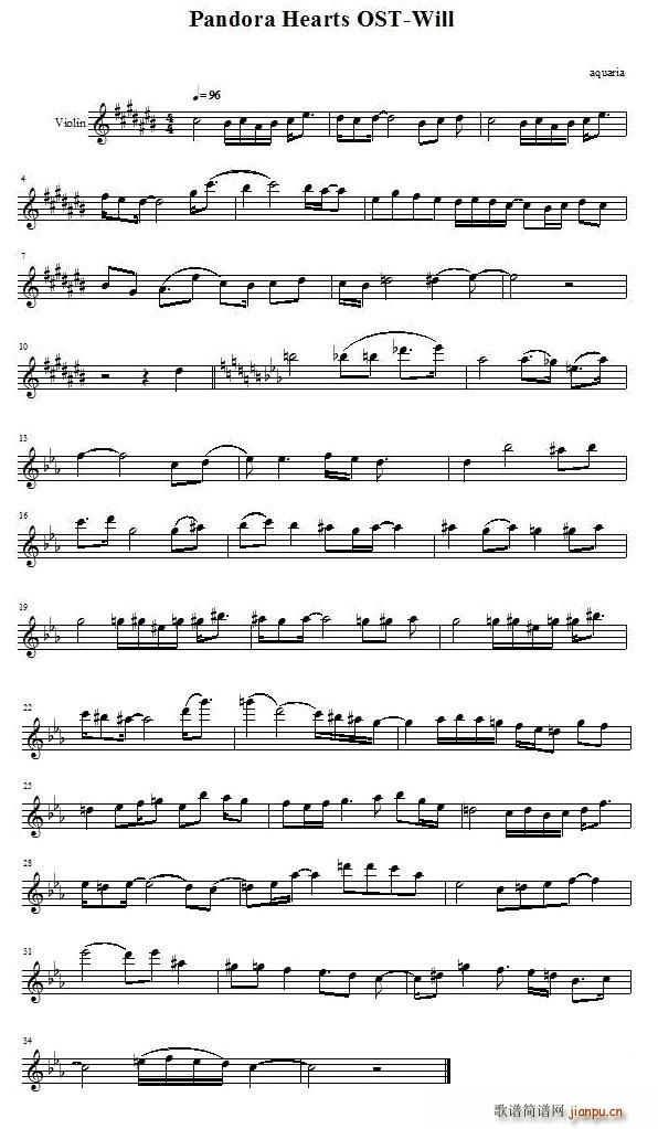 Pandora Hearts OST-Will(ʮ�ּ�����)1