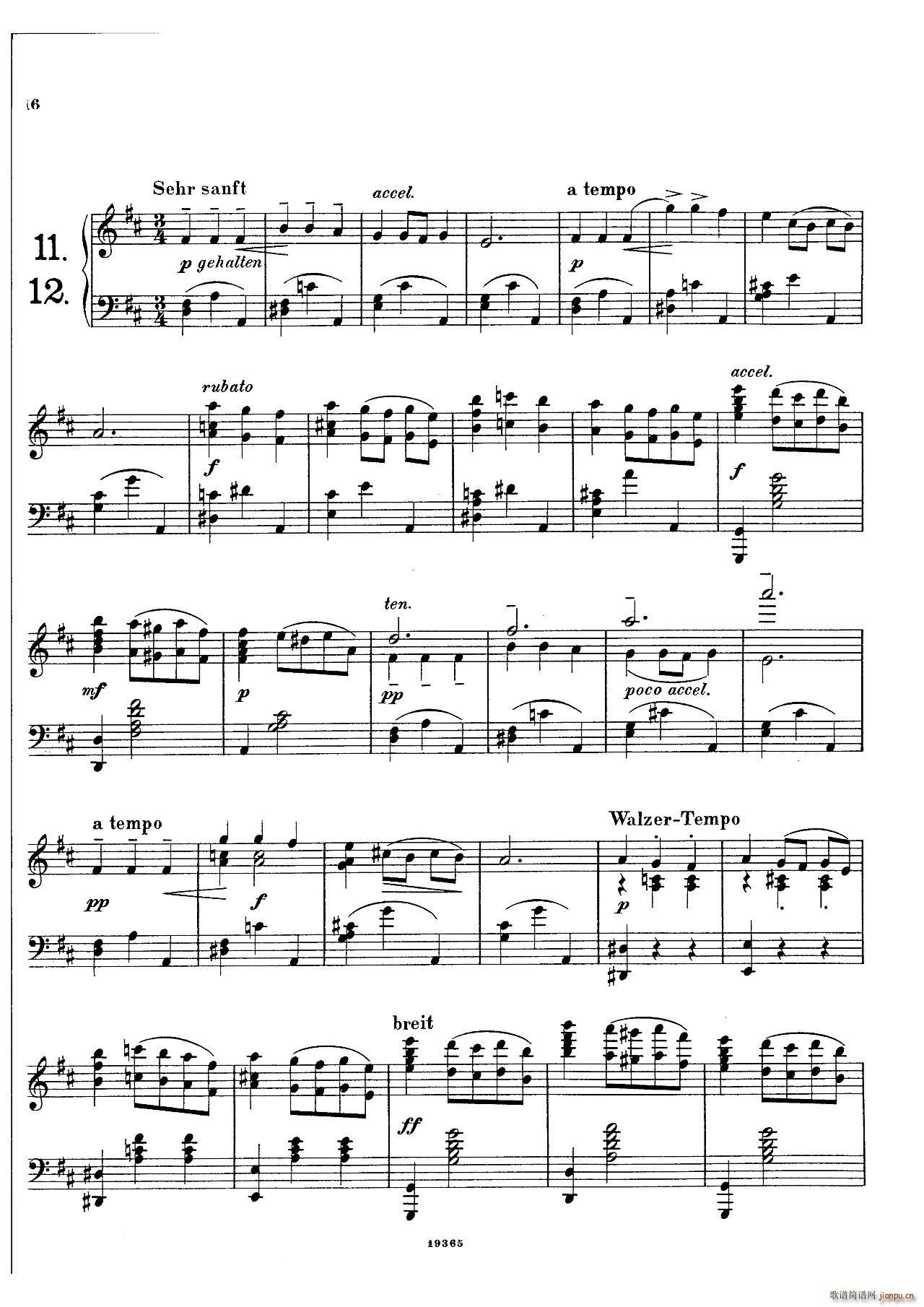 �� ��ķ��˹�� Landliche Tanzee Op 1 �l������(����V)15