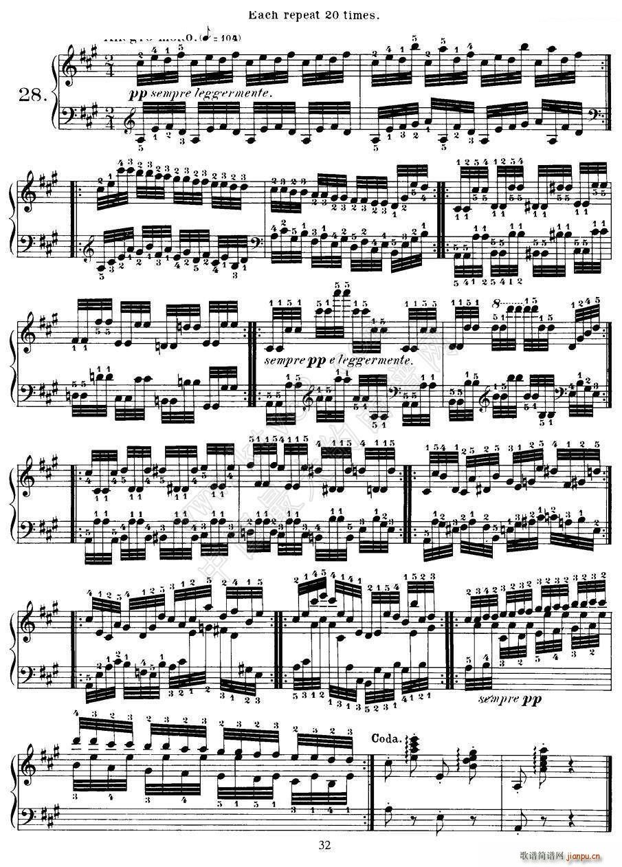 Czerny 40 Daily Exerci Op 337 25 30 40���ճ�Ӗ����(����V)3