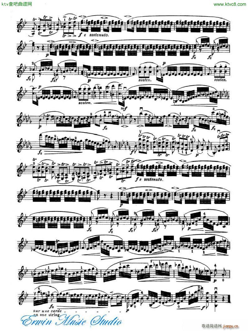 �_�� 24�׾�����Pierre Rode 24 Studi Per violino 09 16(ʮ�ּ�����)16