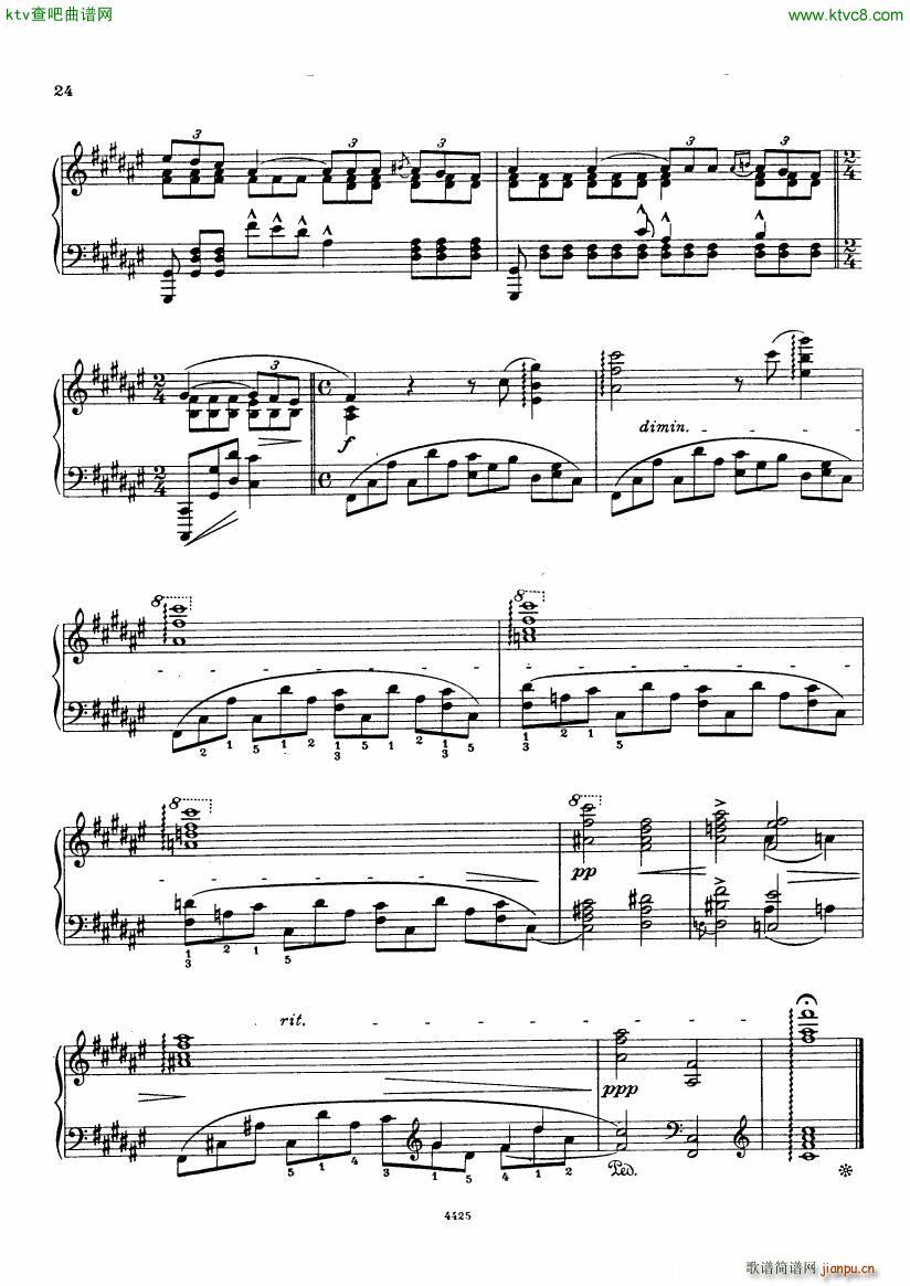 Bortkiewicz 10 Preludes Op 33(����V)24