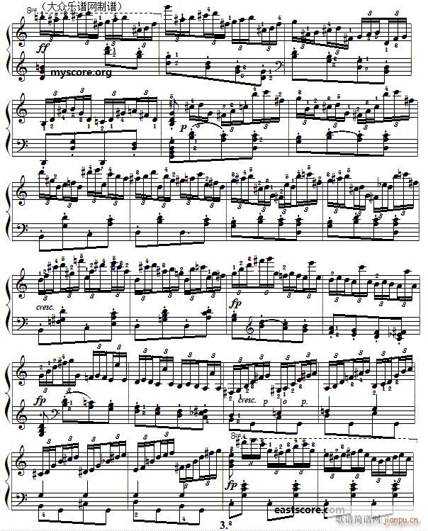 ܇(ch��)���� ��ָ�`�ɼ��g(sh��)���� Czerny 740 ��16��(����V)3