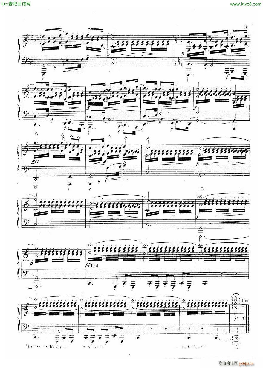 Dreyschock etude Le Tremolo(����V)9