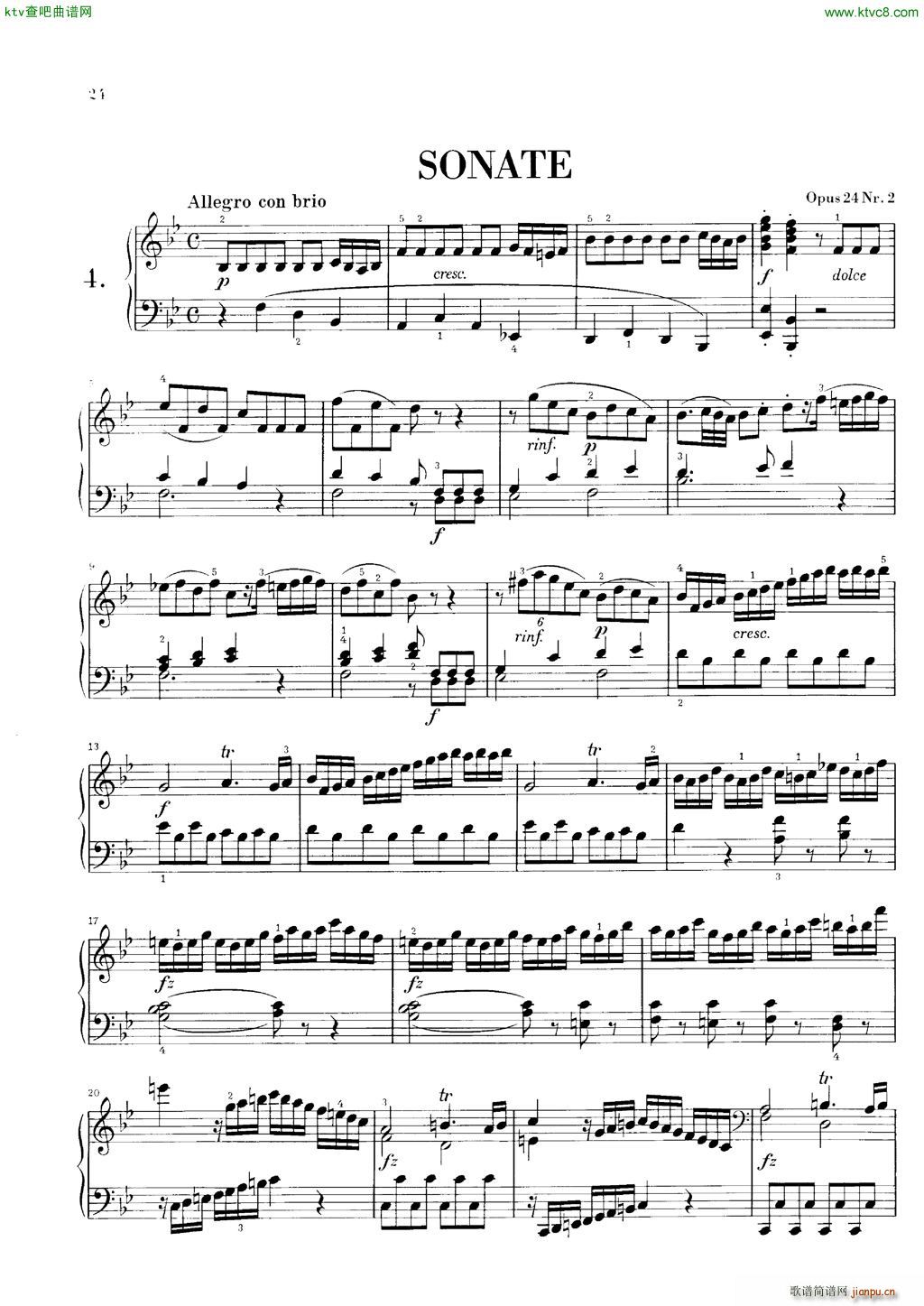 Clementi 24 2 Sonata(����V)1