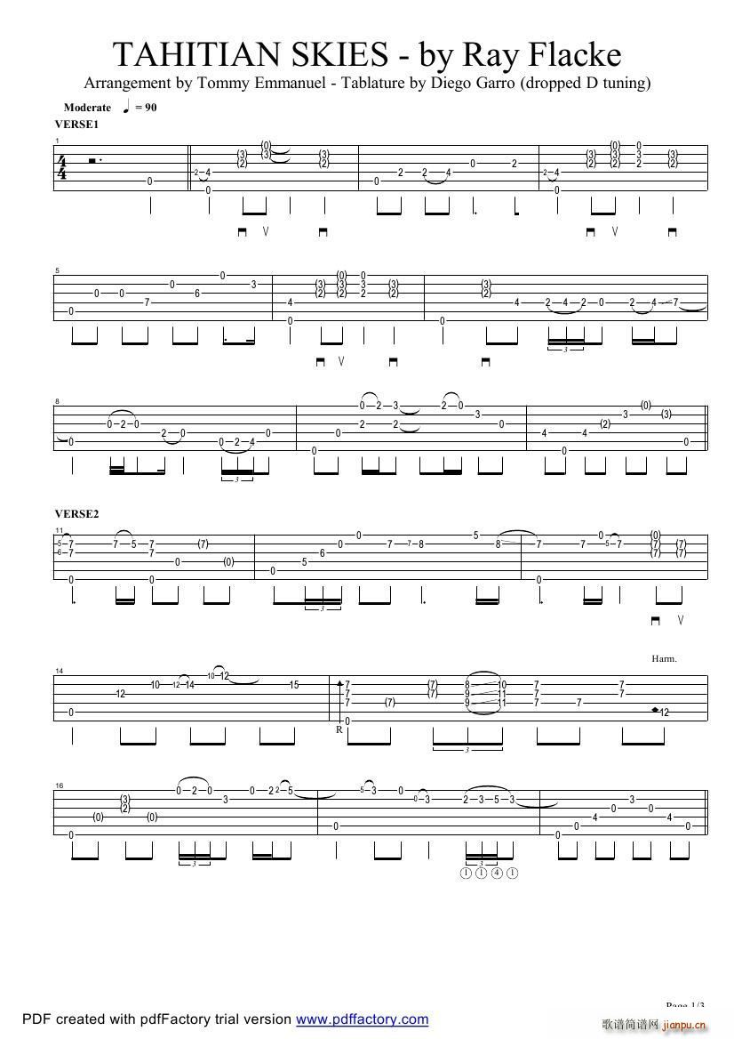 tommy emmanuel tahitian skies ָ������(�����V)1