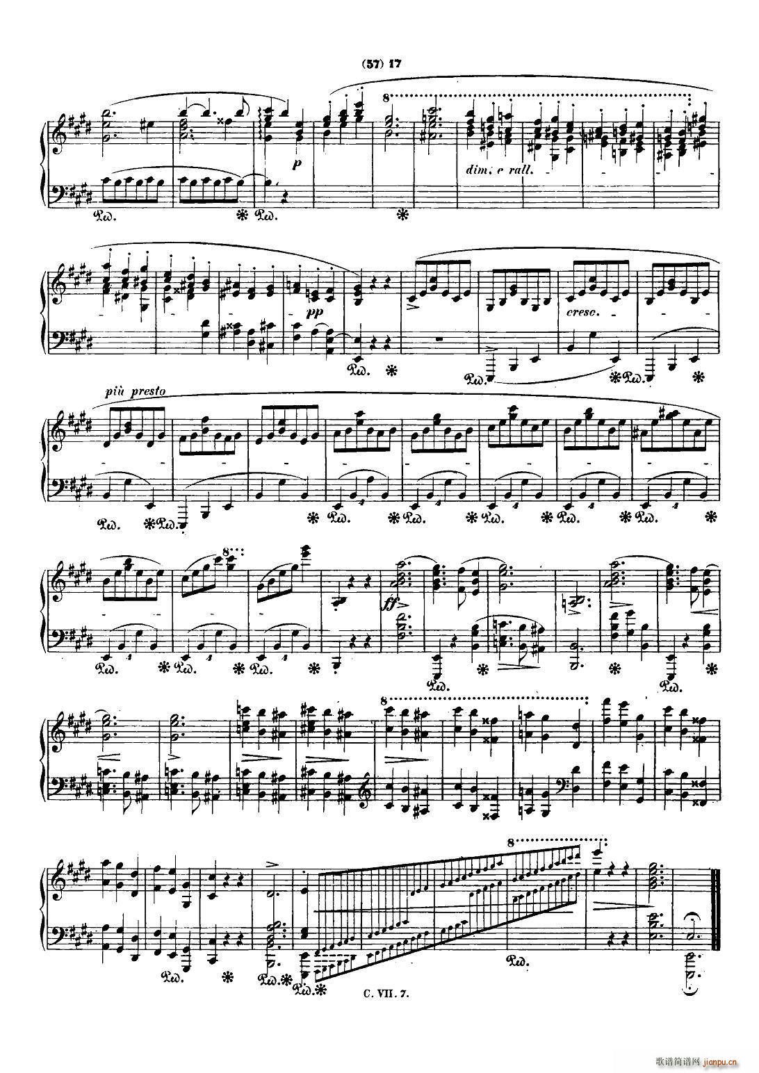 Ф�� ����C�o�� Chopin Scherzo No 4 E���{ Op 54(����V)17