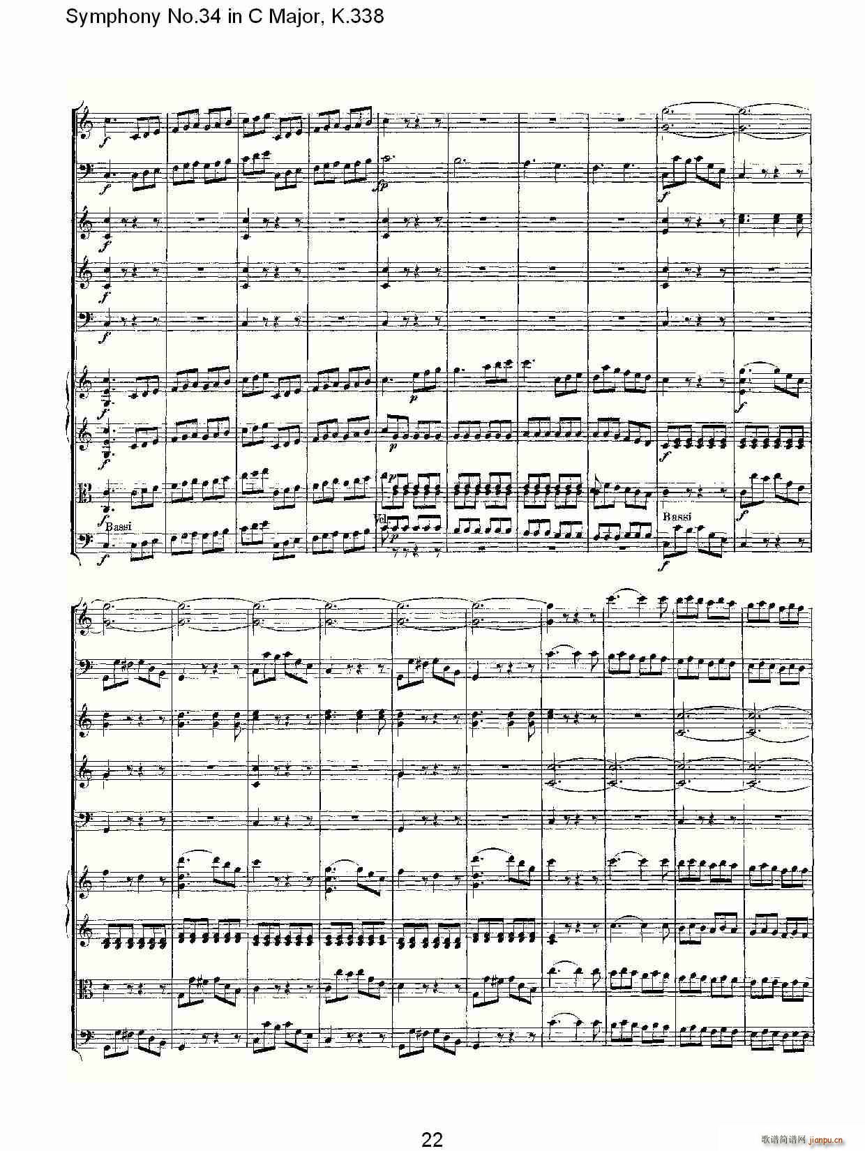 Symphony No.34 in C Major, K.338(ʮ�ּ�����)22